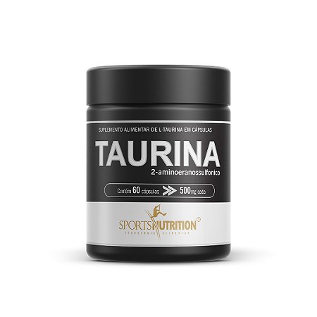Taurina 100% Pure 1000mg - Definição Muscular - 60 Cápsulas - Sports Nutrition