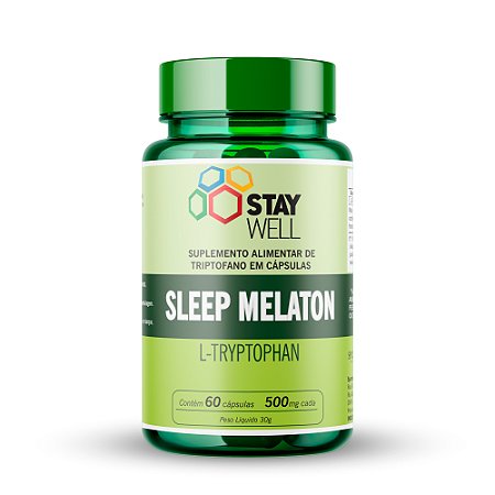 Sleep Melaton 500mg - 60 Cápsulas - Stay Well