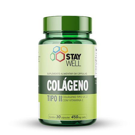 Colágeno Tipo II - Não Hidrolisado - 30 cápsulas - Stay Well