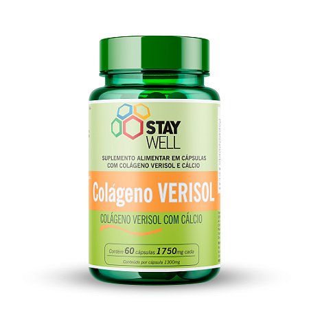Colágeno Verisol com Cálcio - 60 Cápsulas - Stay Well