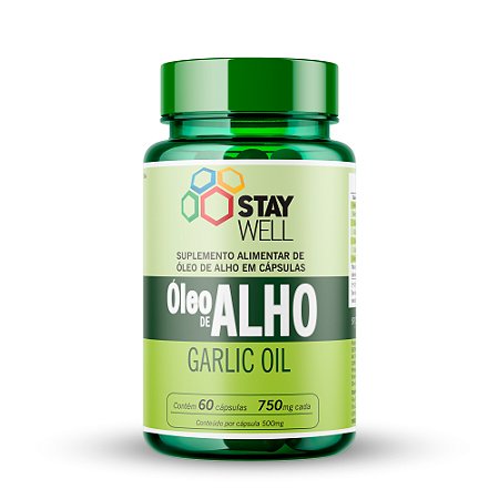 Óleo De Alho 750mg - 60 Cápsulas - Stay Well