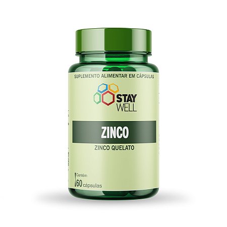 Zinco - 60 Cápsulas - Stay Well
