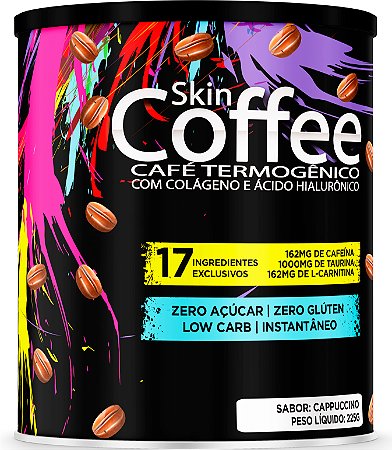 Skin Coffee Café Termogênico - Sabor: Cappuccino - Sn Premium