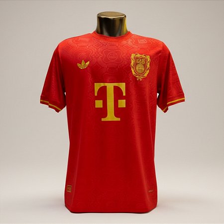 Camisa Comemorativa 125 Anos Vermelha Bayern München