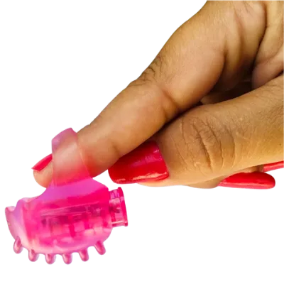 Estimulador Dedeira em Silicone com Anel para o Dedo