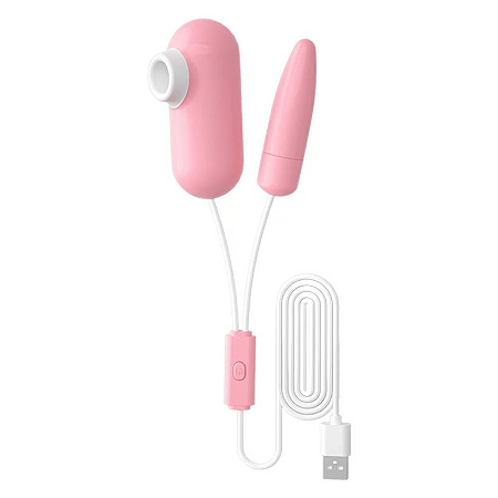Cápsula Vibratória Com Estímulos De Sucção USB