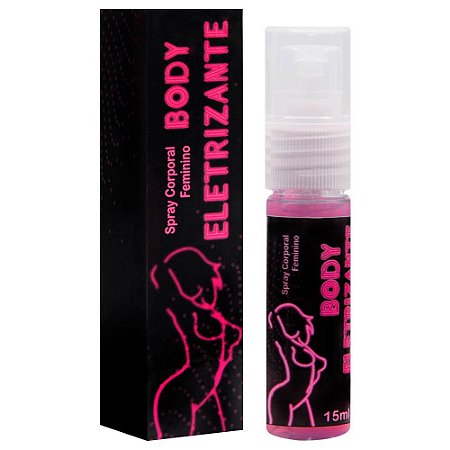 Vibrador Líquido Body Eletrizante Spray  15Ml Garji