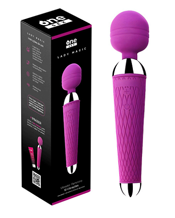 Vibrador Varinha 10 Modos Recarregável - LADY MAGIC - One Sex
