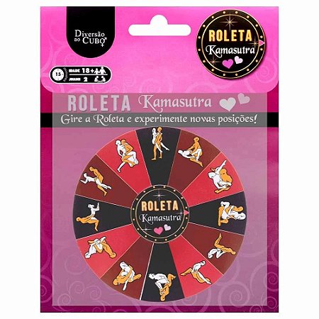 Roleta Kamasutra Jogo Sensual Diversão Ao Cubo
