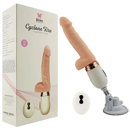 Vibrador Recarregável 7 Vibrações Dibe Cyclone Fire Vipmix com Aquecimento