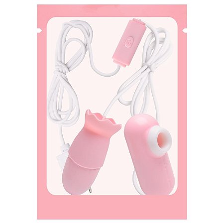Cápsula Vibratória Usb 12 Modos Lilo Vipmix Língua/Sucção