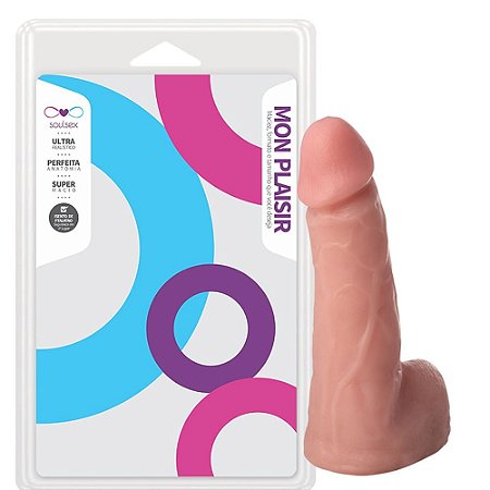 Prótese Maciça Com Escroto 16 X 4,1Cm Soulsex