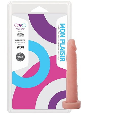 Prótese Maciça Realística 13,5 X 2,3Cm Soulsex