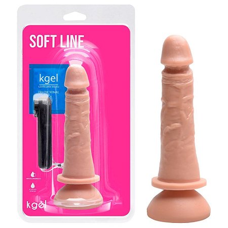 Pênis Vibrador Controle Externo 17,5 X 3,8Cm Kgel