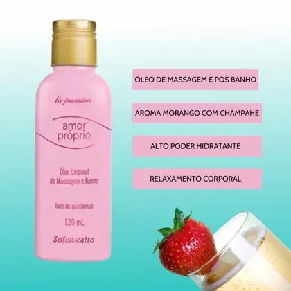 Óleo Corporal Amor Próprio 120ml Sofisticatto