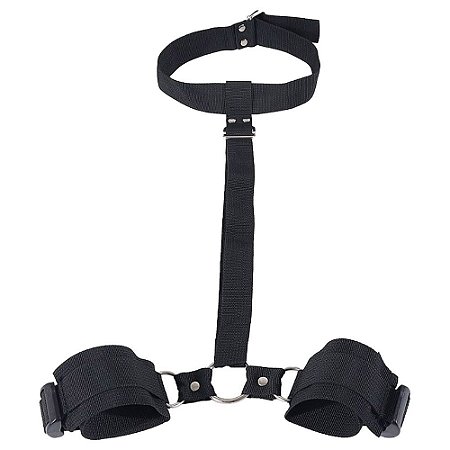 Kit Sado Algema Pulso E Pescoço Sexy Import
