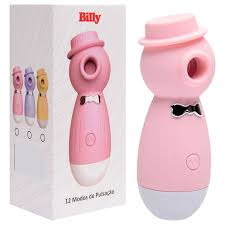Vibrador Com Pulsação Recarregável Billy SI - Rosa