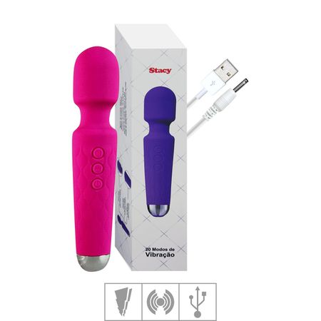 Massageador Recarregável Varinha Mágica Stacy SI (7478) - Pink
