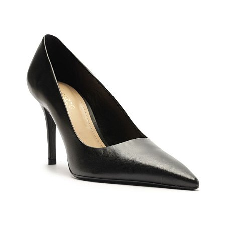 Arezzo Scarpin Couro Preto