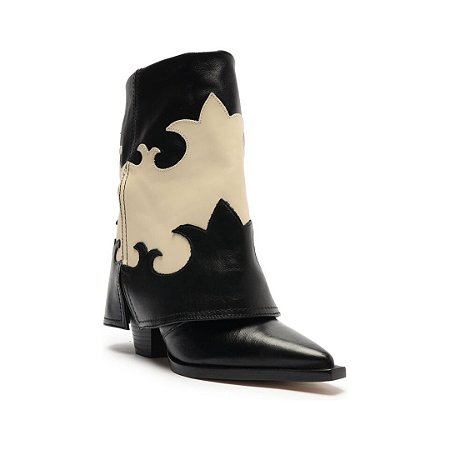 Arezzo Bota Western Preta