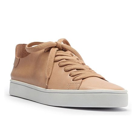 Arezzo Tênis Nude Couro Cadarço