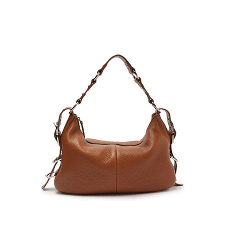 Arezzo Bolsa Couro Marrom Media