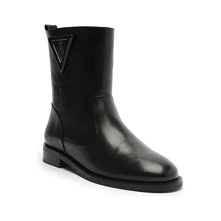 Schutz Bota Salto Baixo Preto