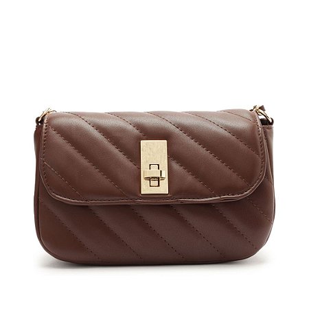 Arezzo Bolsa Media Cacau Brown