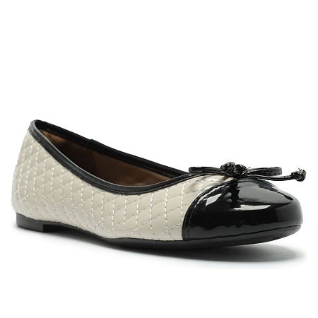 Arezzo Sapatilha Classic Off-White e Preta