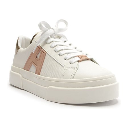 Arezzo Tênis Branco Bico Redondo Amarração A Rosa