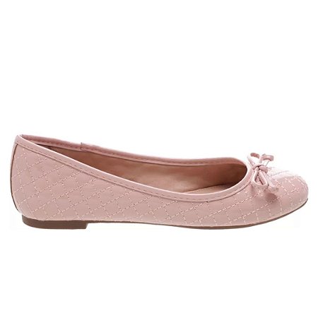 Arezzo Sapatilha Verniz Matelassê Sugar Pink