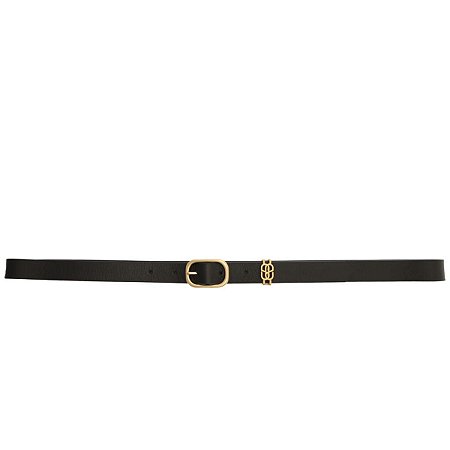 Schutz Cinto Fino Couro Preto