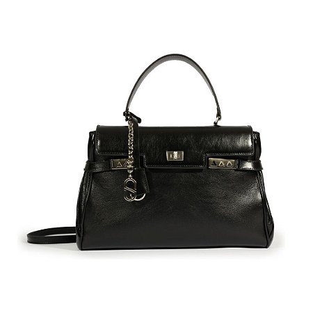 Schutz Bolsa Tote Destiny Grande Couro Preta