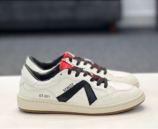 Schutz Tenis St 001 White & Red