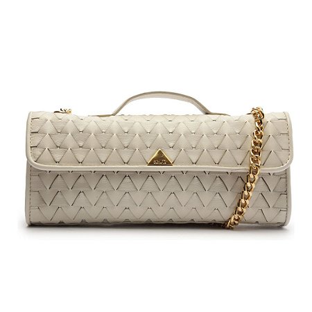 Schutz Bolsa Media Couro Trabalhado