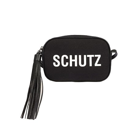 Schutz Bolsa Pequena Multimaterial Preta