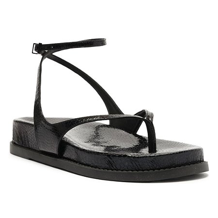 Schutz Rasteira Papete Preta