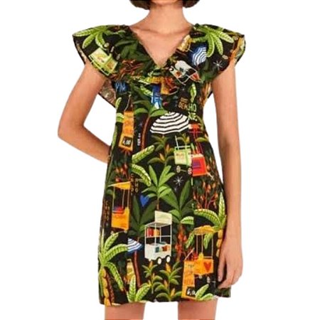 Farm Vestido Curto Caldinho