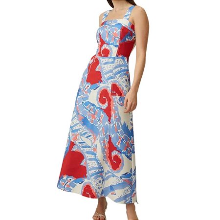 Shoulder Vestido Estampado