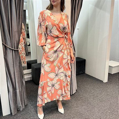 Shoulder Vestido Estampado 212103301