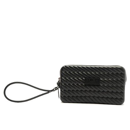 Arezzo Clutch Preta Alça Marrocos Brizza
