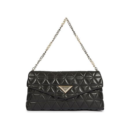 Schutz Bolsa 944 Couro Preta Pasta