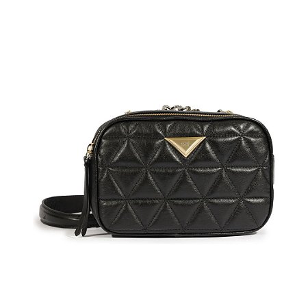 Schutz Bolsa Tiracolo Câmera Bag 944 Couro Preta