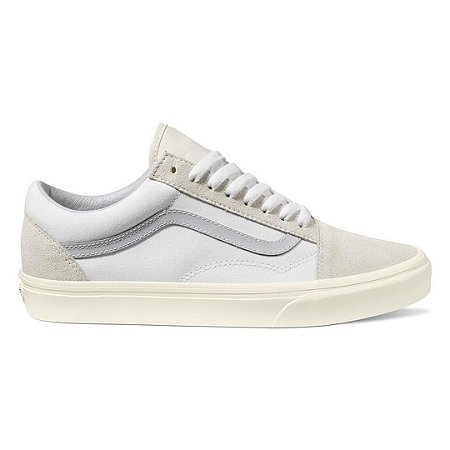 Vans Old Skool Branco com Cinza
