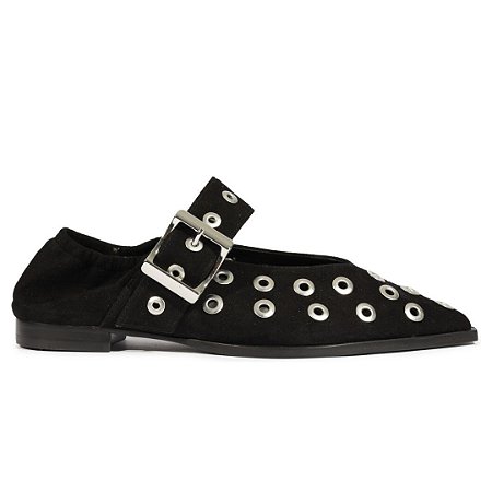 Schutz Sapatilha Fresh Boho Preta