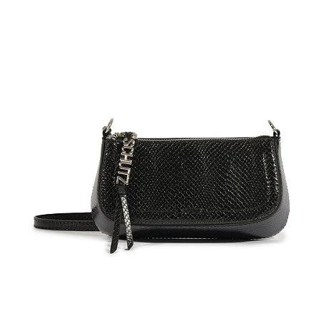 Schutz Bolsa Shoulder Tina Pequena Preta