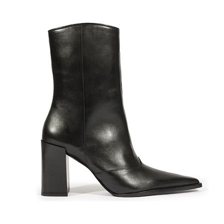 Schutz Bota Raffaela Couro Preta