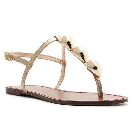 Arezzo Rasteira Metalizada