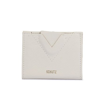 Schutz Cartões Ellie Couro Branco