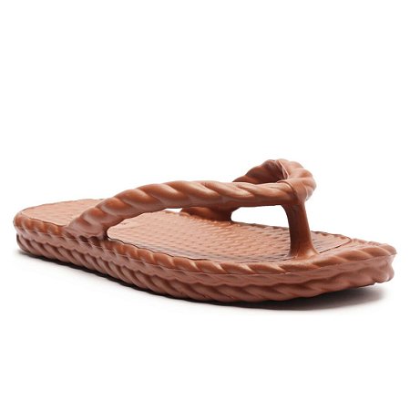 Arezzo Rasteira Brizza Marrom